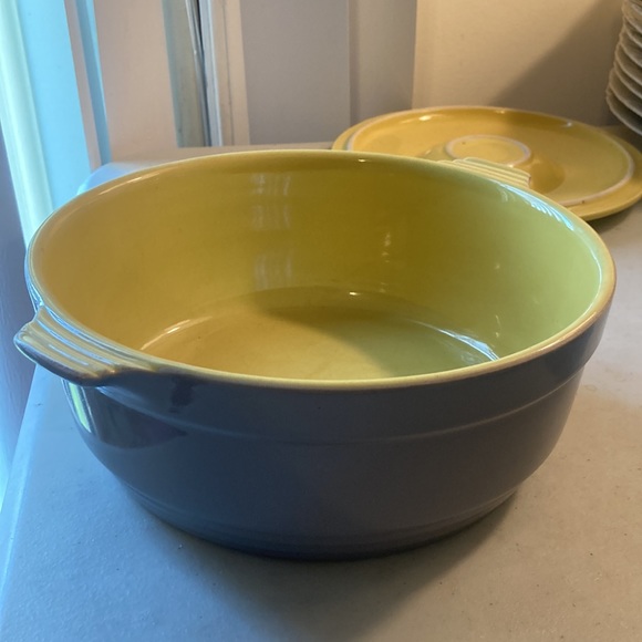 Refrigerators Hall Ovenware China - Made For General Electric Large Casserole - Picture 11 of 14